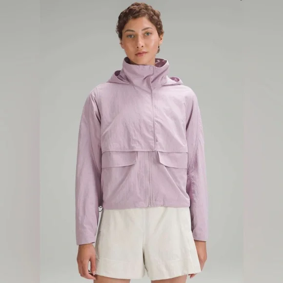 Lululemon Women’s Always Effortless Jacket Zip Up AEJ Dusty Rose Size 12 - Picture 2 of 12